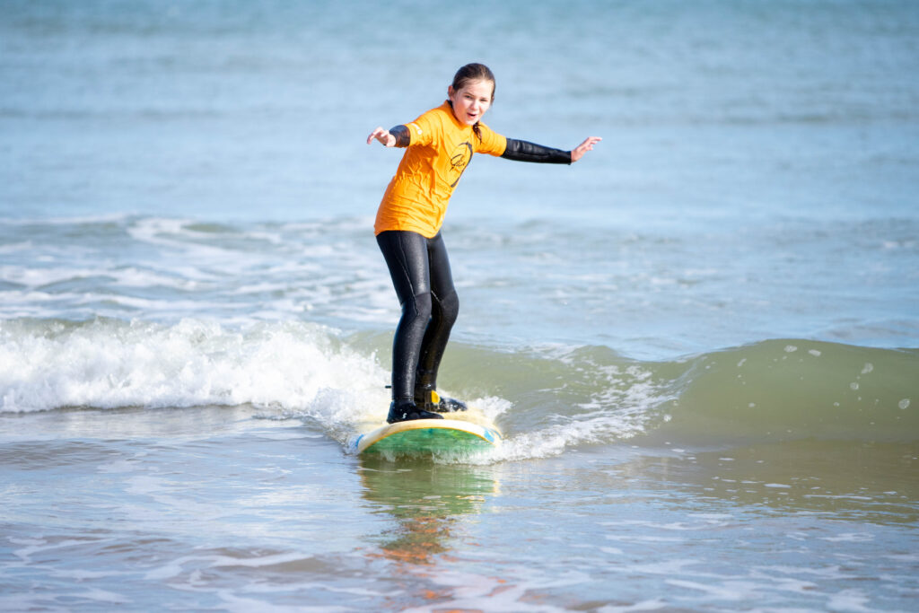 Cromer-Surfing-girl