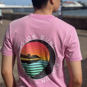 Glide Pier T-Shirt in Pink and Blue