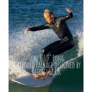 Torq 8'10" Long Surfboard Package by Glide Surf