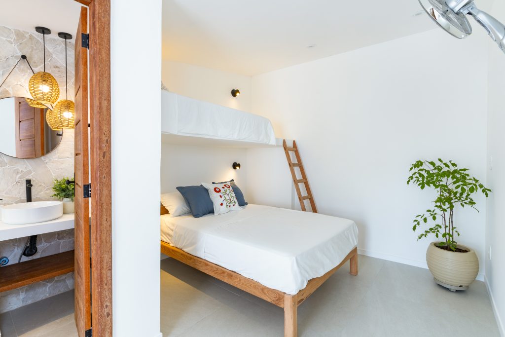 Single and double bedroom
