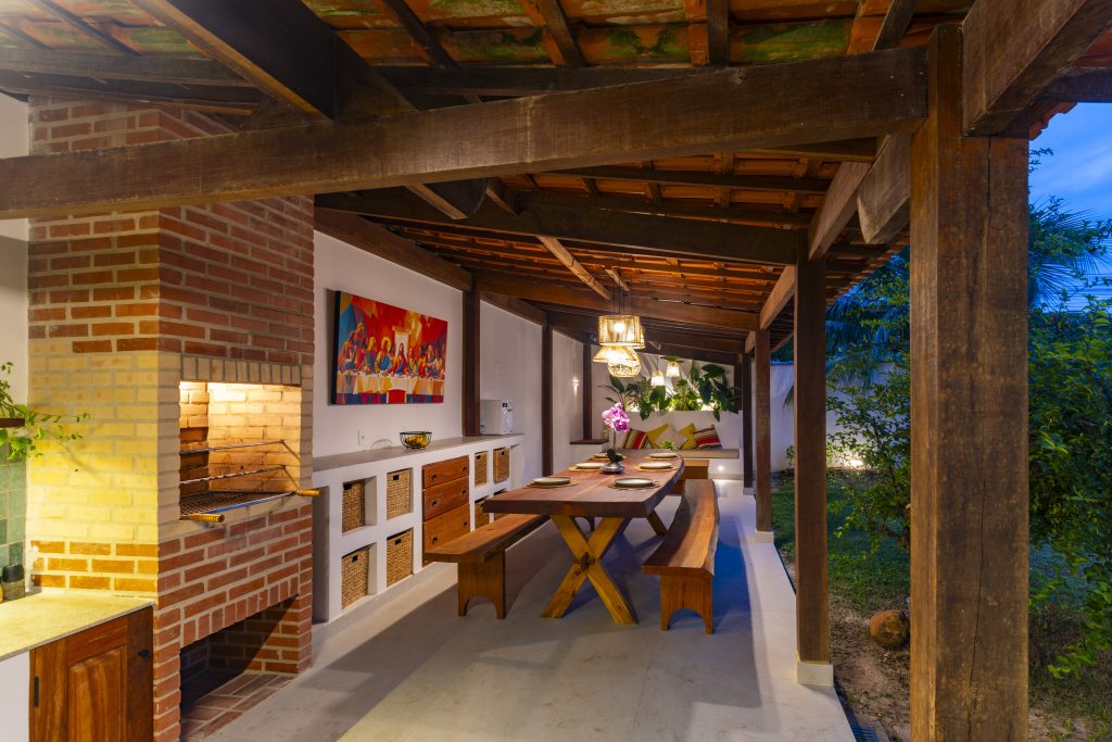 Outside dining