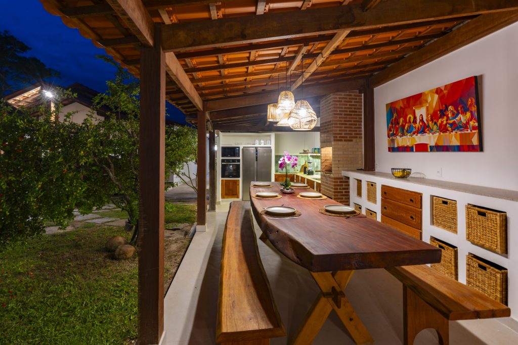 Outside dining